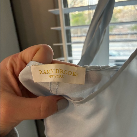 Ramy Brook Blue Halter Blouse - Picture 3 of 3